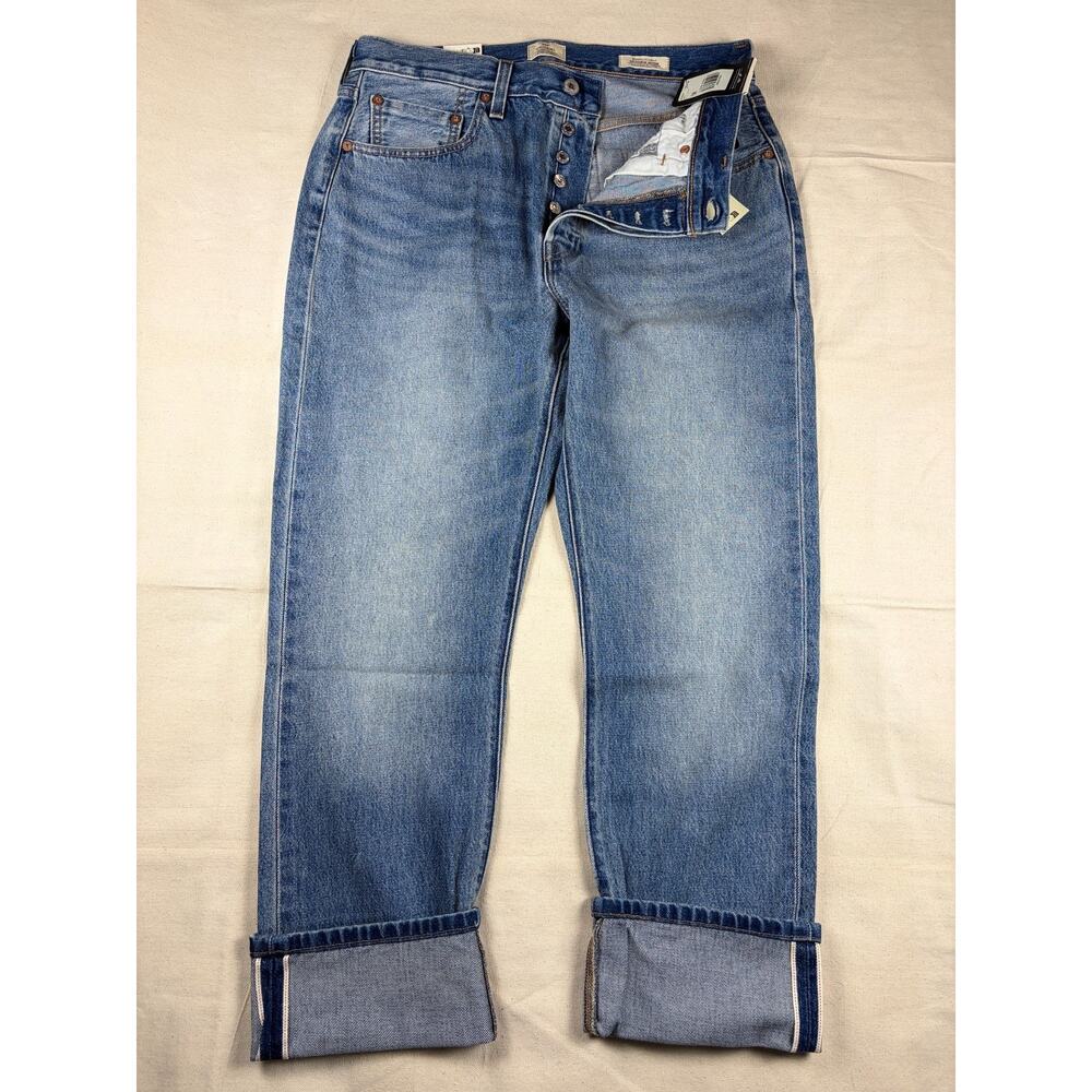 Levi’s Big E 501 Selvedge Jeans Women’s 31x30 High Rise Straight NWT - Picture 4 of 13